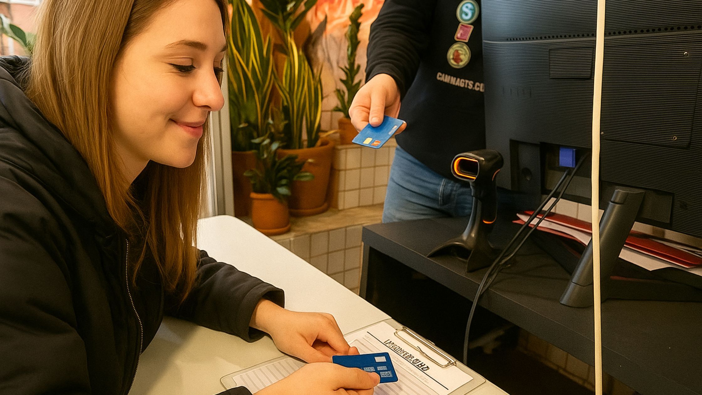 weed club taking credit card 